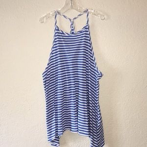Stripped halter top